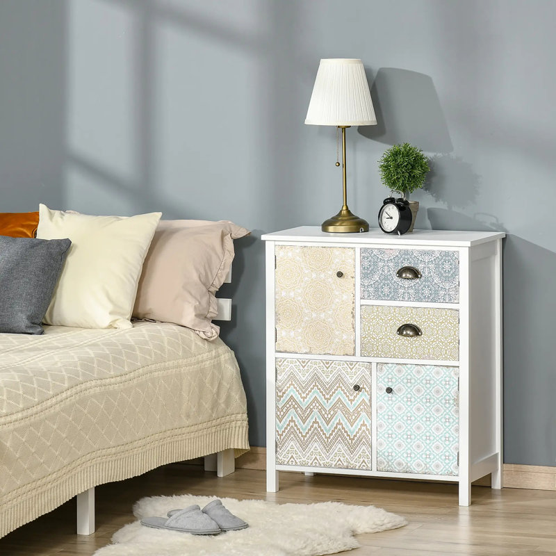 Drawer Table Sideboard Multi-Purpose Storage Chest Entryway Living Room Bedroom Furniture Organizer Unit