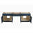 102" Double Bathroom Vanity Base Only-119726507