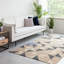 Tapis brun / gris anthracite tissé à la main Solene-808582629