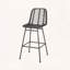 Tabouret de bar en osier (ensemble de 2)-411923007