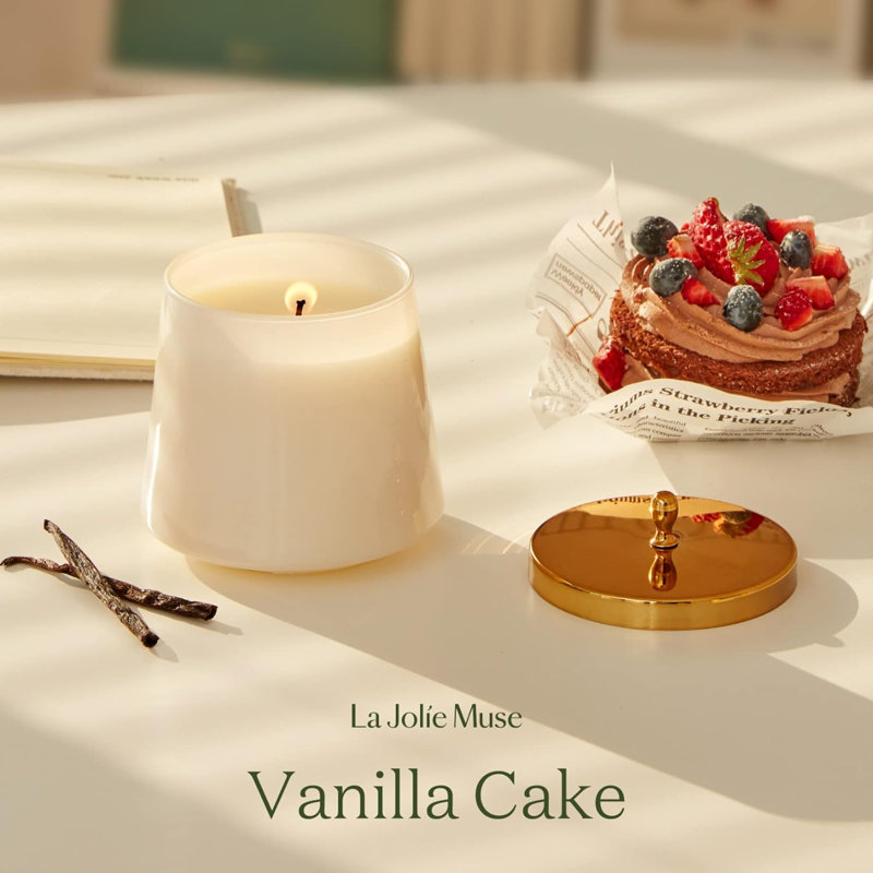Vanilla Cake Scented Jar Candle