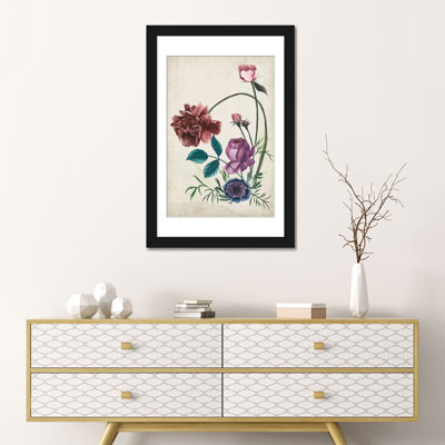 « antique pivoine ii », reproduction d’impression sur toile