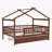 Zhayne Wooden House Bed with Trundle-1451600460-1451600451