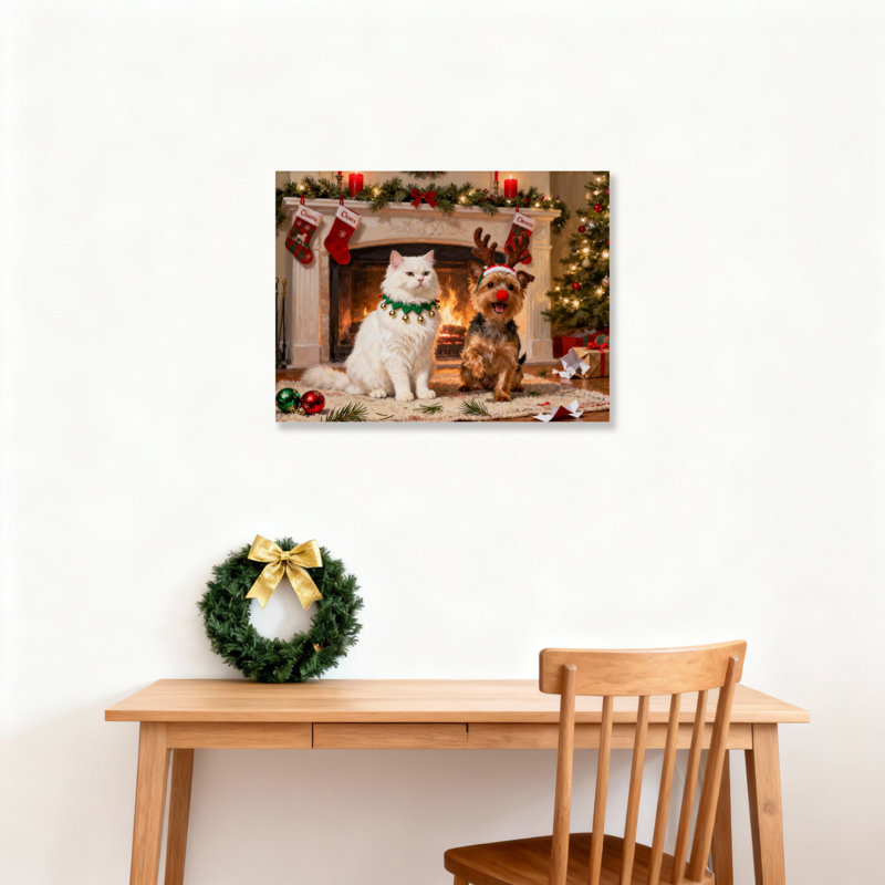 Art sur toile animaux de compagnie, H 16 po x l 24 po