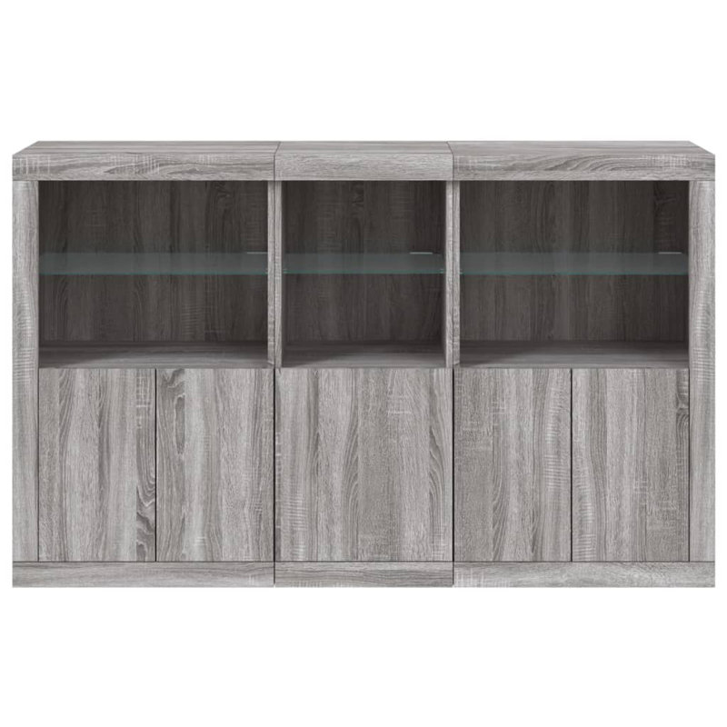 Azilda 162cm Sideboard, Grey Sonoma