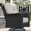  7 Piece Wicker Outdoor Furniture Set with 6-inch Comfy Cushions, High Back Patio Furniture Set with Swivel Rocking Chairs and Fire Pit Table-1737116688-1737116693