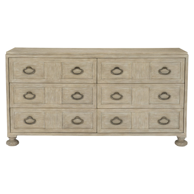 Santa Barbara 6 Drawer Double Dresser