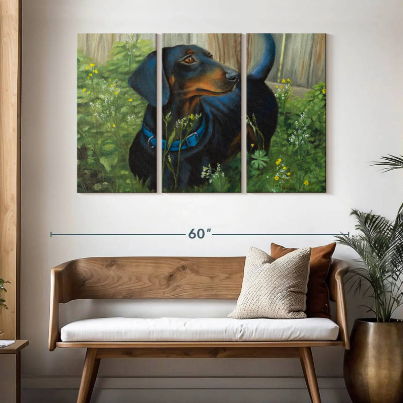 Brampt Dachshund, 32" H x 50" W