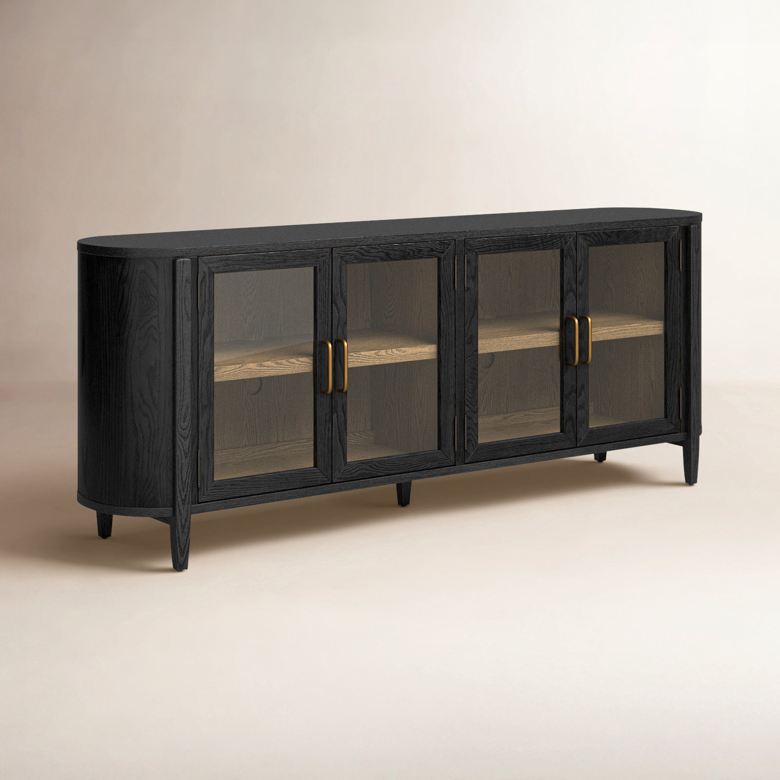 Cathay 82'' Sideboard, Black