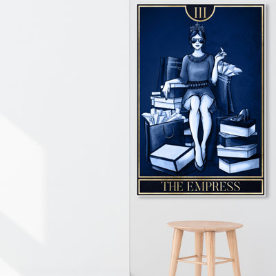 " The Empress Tarot Blue "