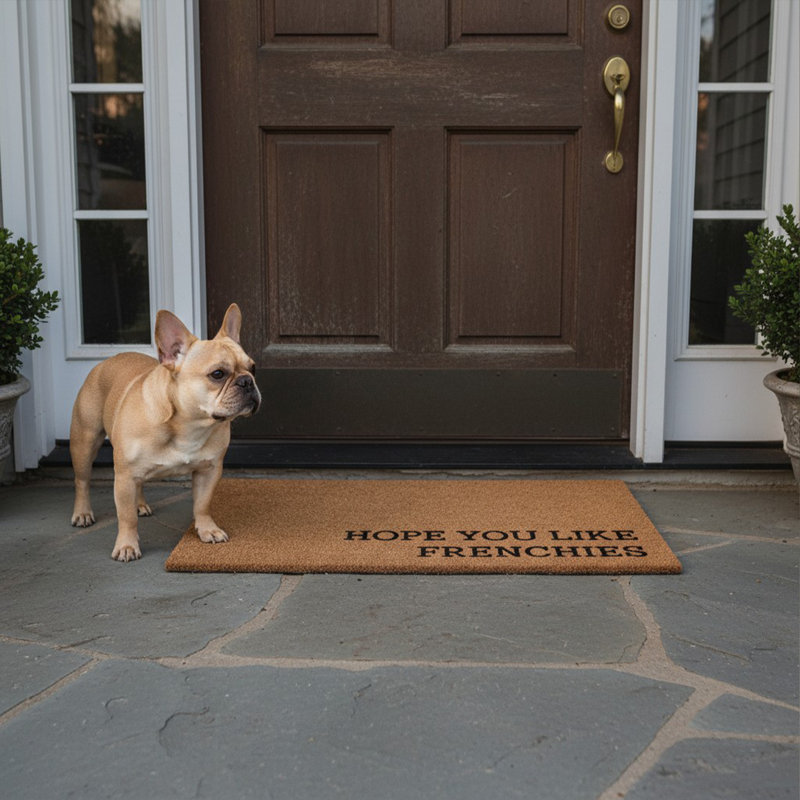 Hope You Like Frenchies Doormat, 17"x29", 17" x 29", Frenchies