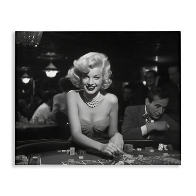 Iconic Marilyn Portrait Canvas Wall Art by Lazar Studio