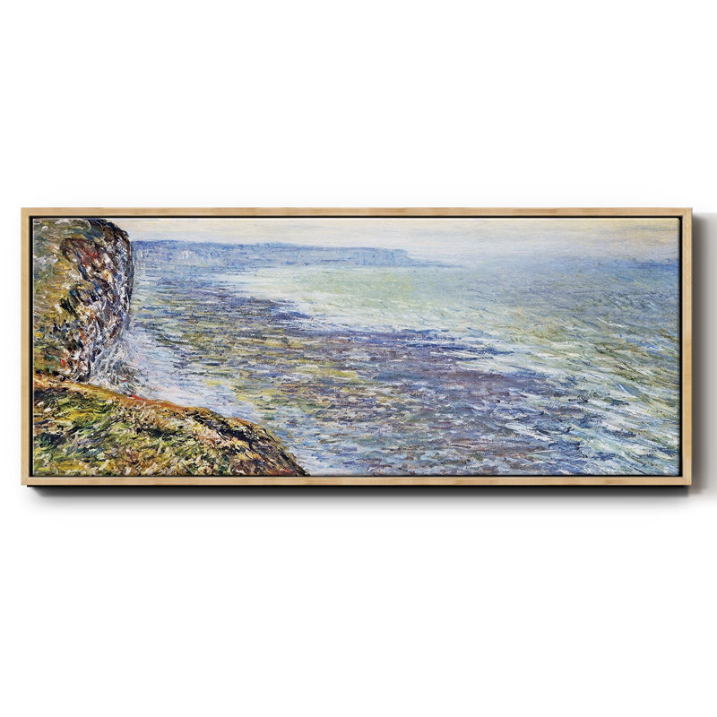 Paysage marin près de Fecamp, 1881 - Toile encadrée, H 20 po x l 50 po
