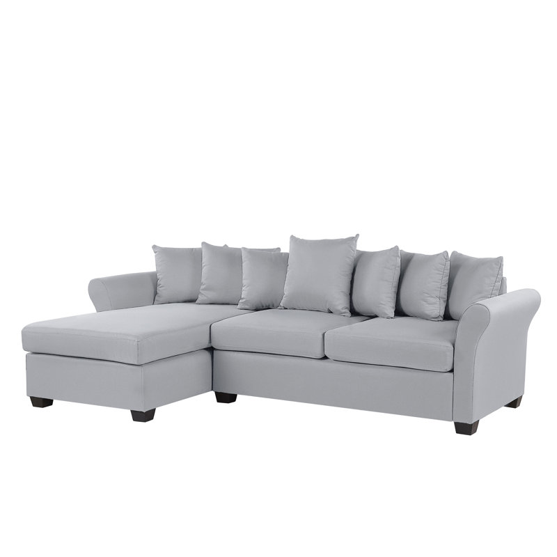 Douglassville 3 Seater Corner Sofa , Light Grey