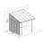 Palram - Canopia Feria 10 W Patio Side Wall in White