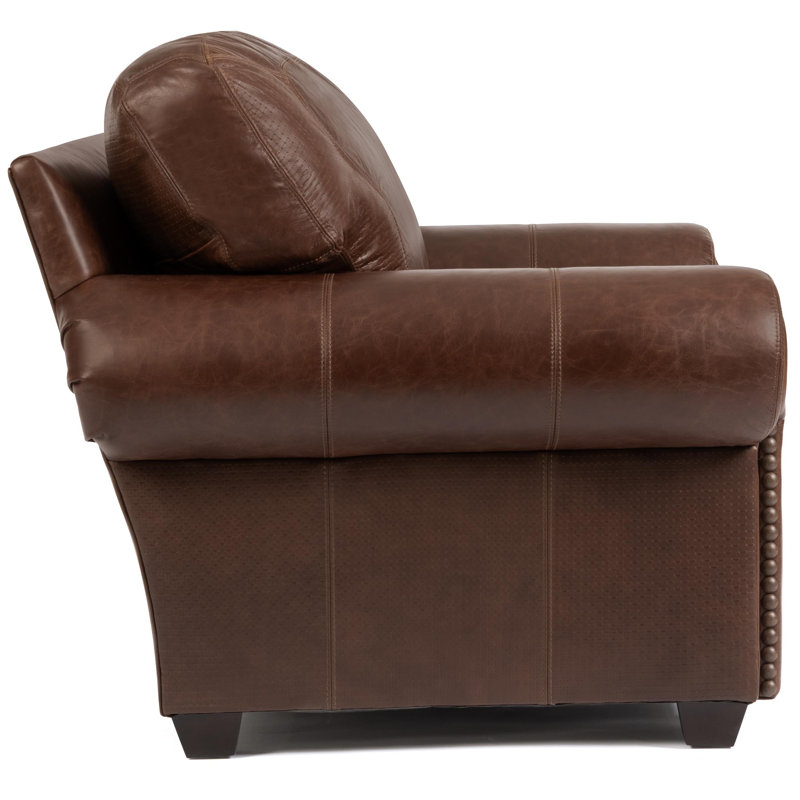 Santa Fe Club Chair, Santa Fe Capri/Serrano Tavern Genuine Leather