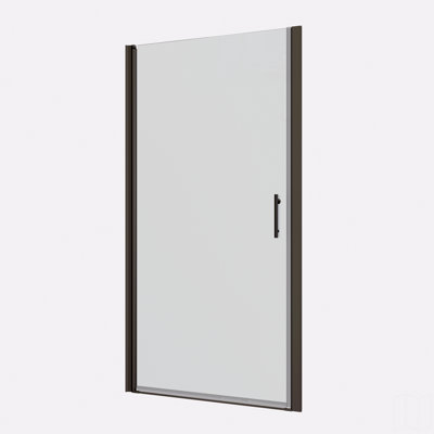 Shower Door, Open Outside, With 1/4" Tempered Glass