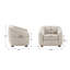 Fauteuil demi-tonneau en polyester 36,6 po Mykel-1825051995