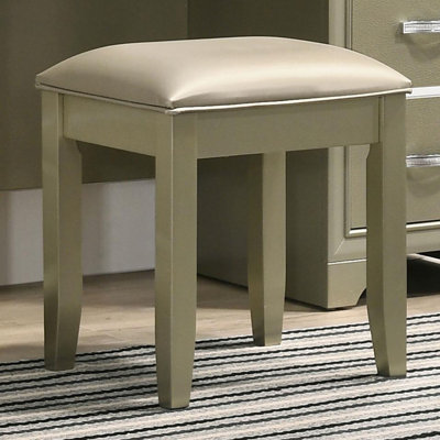Tabouret de coiffeuse avec siège rembourré