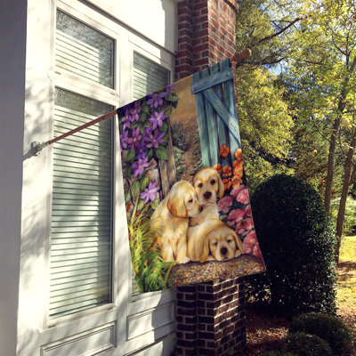 Double Sided Polyester Animal Garden Flag