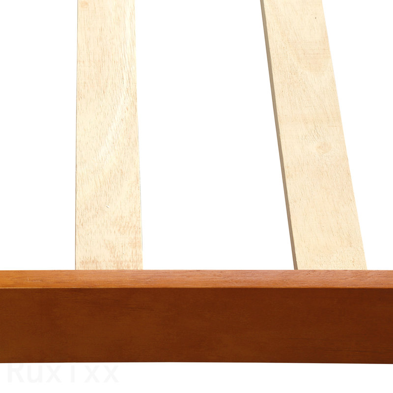 Lit plateforme en bois avec tête et pied de lit