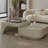 Butter style simple telescopic coffee table