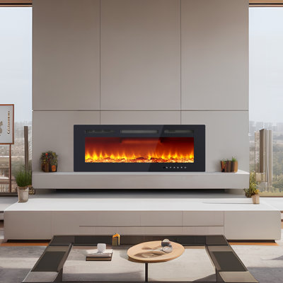 Wrought Studio 36.77 " W Black Electric Stove