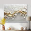 Fleurs blanches et dorées «Wildflowers II» - Décoration murale fleurs sauvages-1958482451-1958482441-2048623241