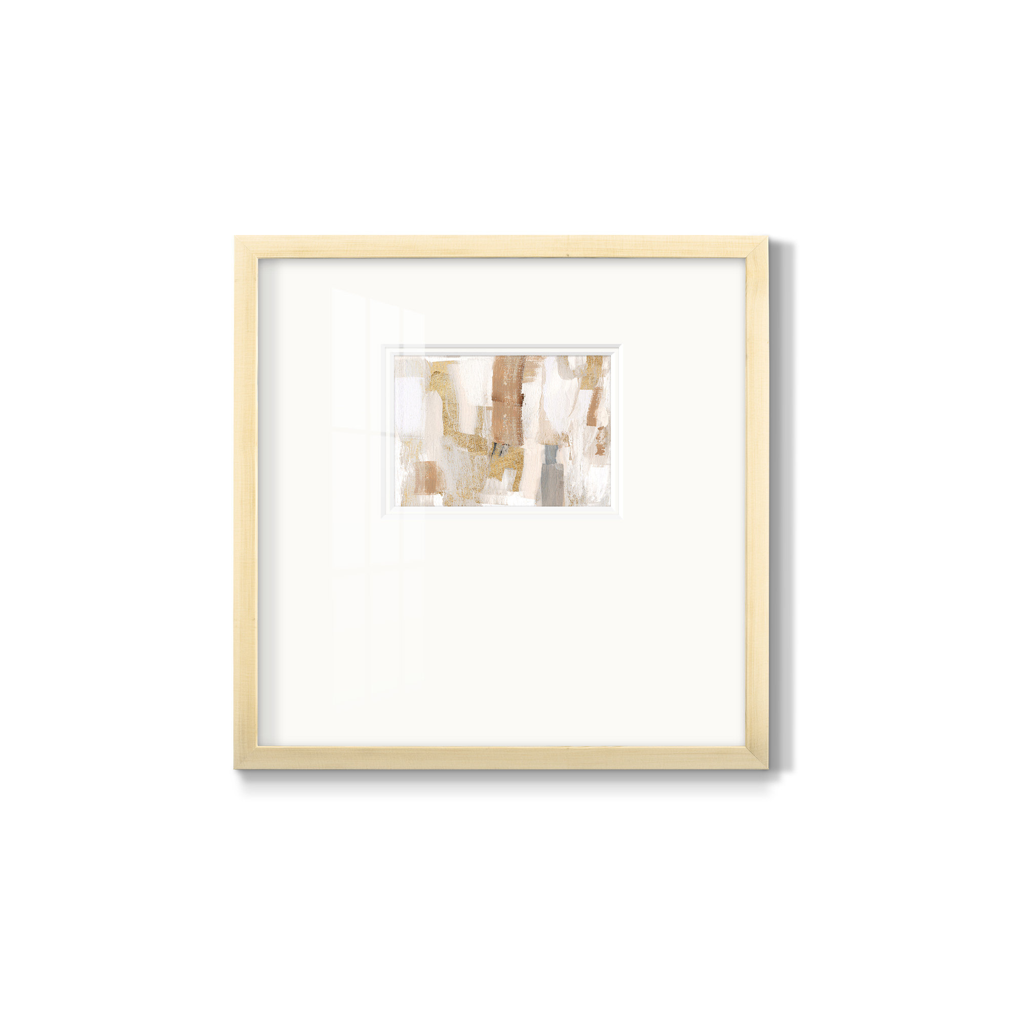 Gold Quartz I, 17" H x 17" W x 1.25" D