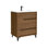 Lotus 28.0" Freestanding Single Bathroom Vanity with Ceramic Top