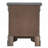 Chic Metallic Black Modern Nightstand-2004399005