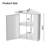 Pelaga Natalie 22.4" Corner Storage Cabinet Triangle Bathroom & Kitchen Organizer-2046916031