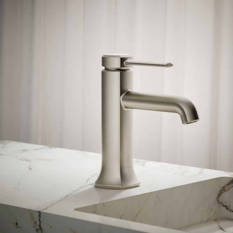 Occasion Single Hole Bathroom Faucet, Vibrant Brushed Nickel