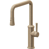 Davoli Kitchen Pull-Down Faucet with Button Sprayer - Quad Spout