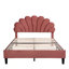 Lit plateforme double en velours-1693652190