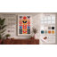 Symmetrical Petals Mid-Century - Wrapped Canvas-423538248-423538242