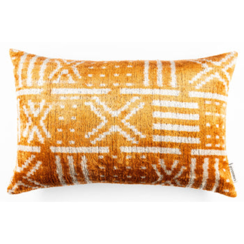 Velvet Lumbar Pillow Cover & Insert