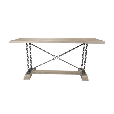 McConnelsville 65'' Solid Wood Console Table