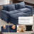 Gillina Upholstered Sectional Reversible-1002783178