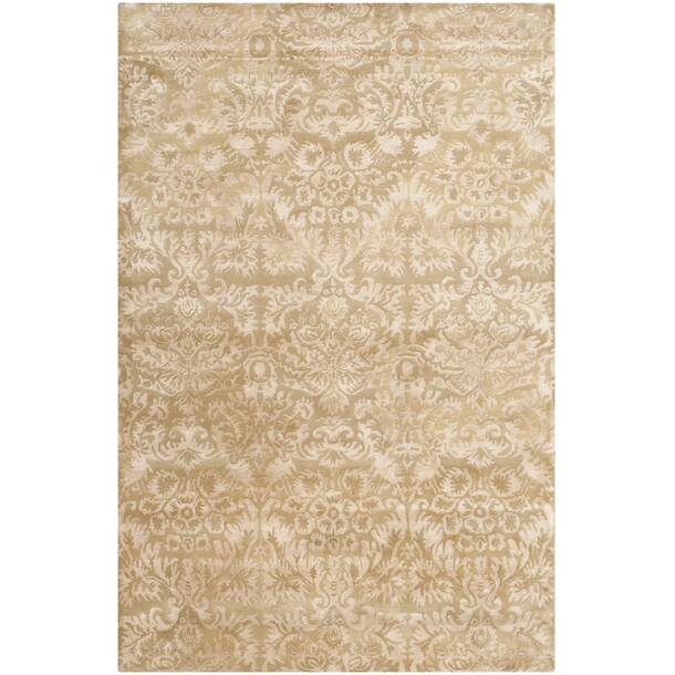 Alcott Hill® Aletse Hand Tufted Wool Oriental Rug | Wayfair