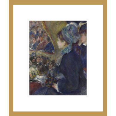 Au théâtre (La Premiere Sortie) Pierre-Auguste Renoir - Estampe numérique encadrée