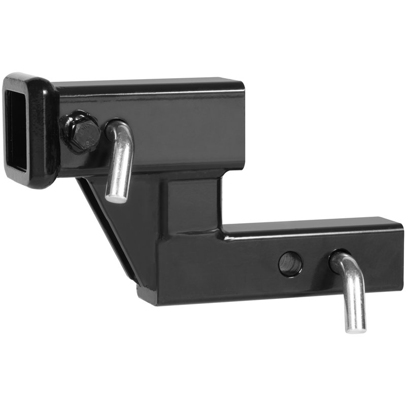 Trailer Hitch Riser, for 2" Receiver with 4" Rise/Drop,
