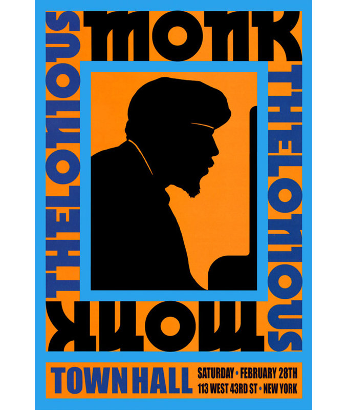 Thelonious Monk, 1959 IMA-U374, H 18 po x l 12 po