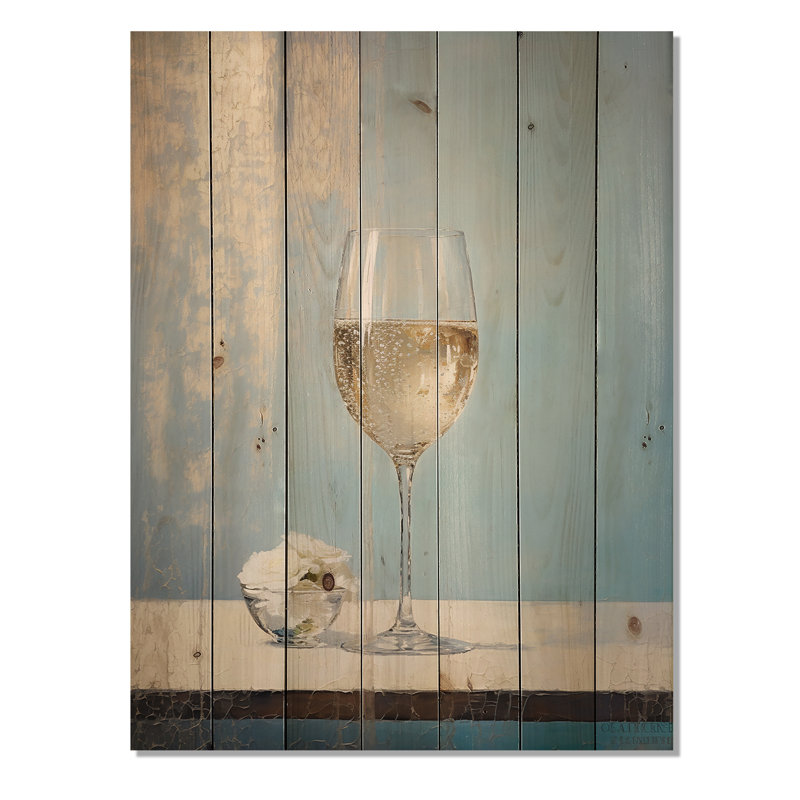 Proseccos pureté - panneau de bois sur bois de pin naturel, H 32 po x l 24 po