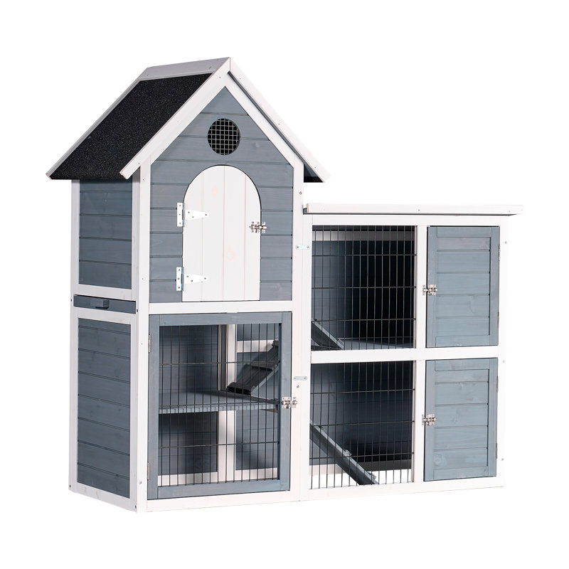Double layered chicken cage