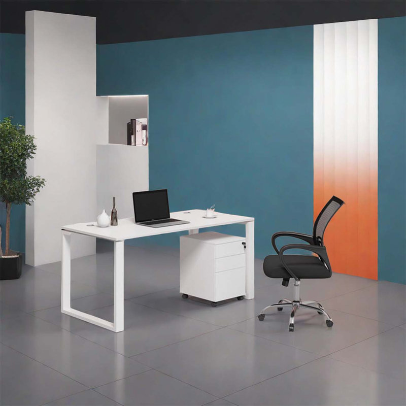 Bensky Metal Base Computer Desk