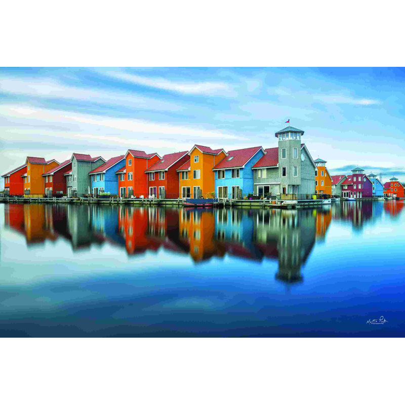 Reitdiephaven Reflections, H 8 po x l 12 po, Non, Toile tendue