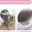 Litière pour chat à capuchon rose, grande, couvercle, pédale de sable qui fuit, odeur, L 21,09 po x l 20 po, H 19 po incluse, grande rose, 19 po