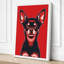 Smiling Chihuahua Modern - Wrapped Canvas-2045040670-2045040656