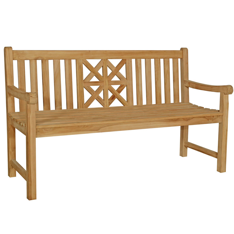 Banc de jardin en bois de teck Kanijha